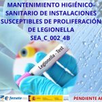 SEA_C_002_4B Mantenimiento higiénico-sanitario de instalaciones susceptibles de proliferación de legionella