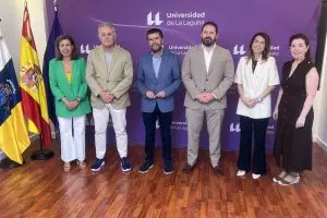 Foto de grupo del convenio ULL-Femete 090726