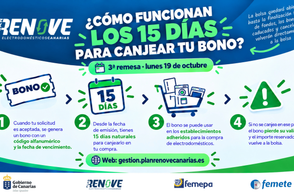 Cartel Plan Renove Electrodomésticos tercera fase